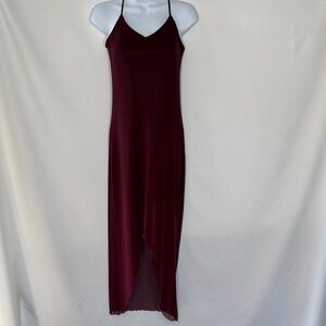 ❤️3/$30 Fetish Burgundy Lined Slip Dress